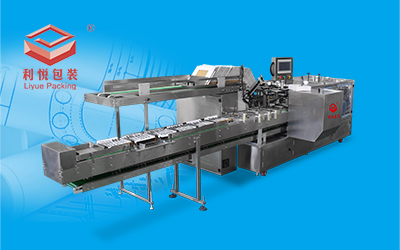 corrugated carton cartoning machine for Cutlery