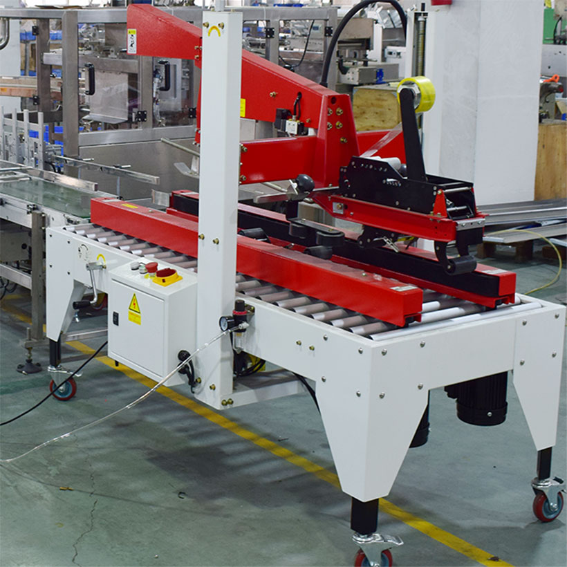 box packing machine and case sealing production line for Milk powder in bags 