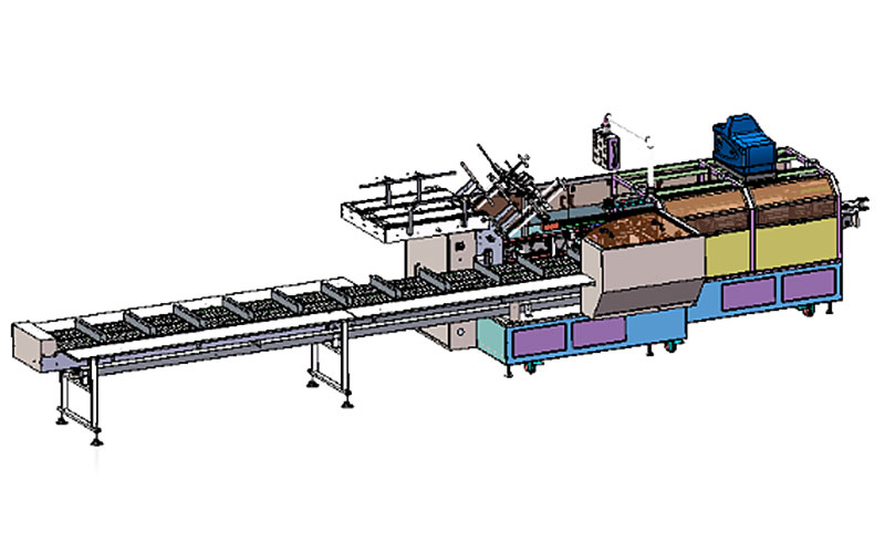 LY300-2 Box packing machine for Building blocks