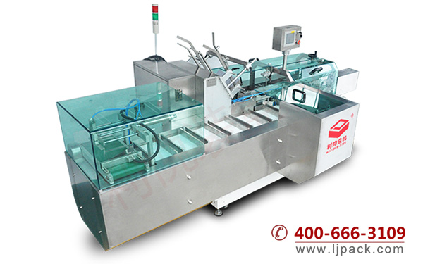 Box packing machine for filter media