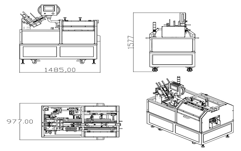 Equipment dimensions